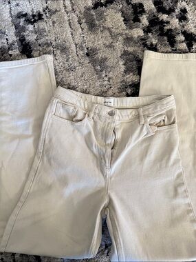 Aritzia Wilfred High-Rise Wide Leg Jeans
